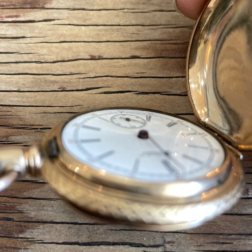 Antique Vintage U.S. Watch Co. Waltham Mass Pocket Watch Grade 67 - Picture 4 of 11